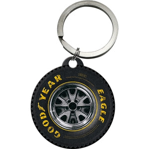 Nostalgic-Art 5148038 Keyring Round Goodyear Wheel