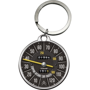 Nostalgic-Art 5148040 Keyring Round Citroen Tacho