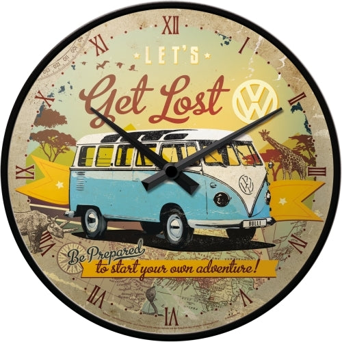 Nostalgic-Art 5151058 Wall Clock VW Get Lost