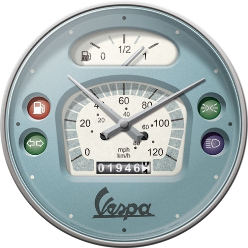 Nostalgic-Art 5151203 Wall Clock Vespa Speedo