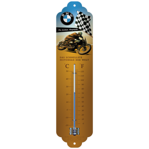 Nostalgic-Art 5180304 Thermometer BMW Brown/Blue