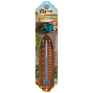 Nostalgic-Art 5180307 Thermometer VW Bulli Ready for Summer