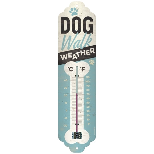 Nostalgic-Art 5180326 Thermometer Dog Walk Weather