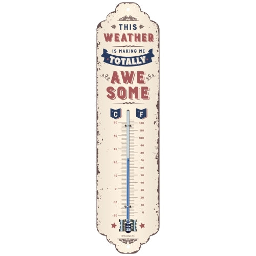 Nostalgic-Art 5180328 Thermometer Awesome Weather