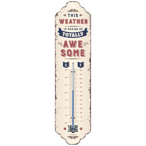 Nostalgic-Art 5180328 Thermometer Awesome Weather