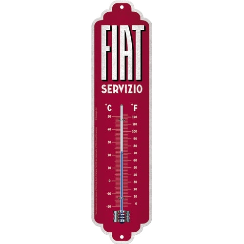 Nostalgic-Art 5180337 Thermometer Fiat Service