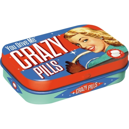 Nostalgic-Art 5181323 Mint Box Crazy Pills