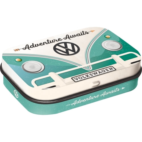 Nostalgic-Art 5181393 Mint Box VW Bulli - Adventure Awaits