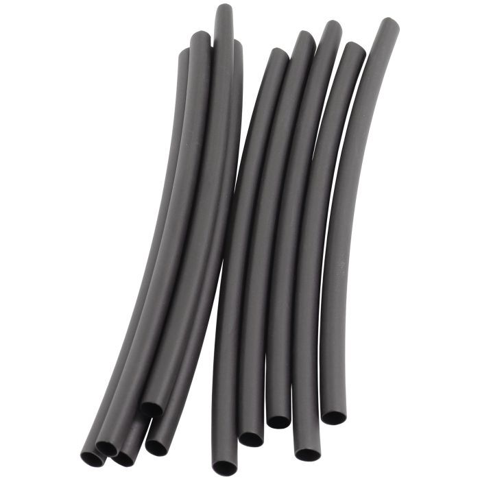 Aeroflow AF49-8990BLK Black Heat Shrink Refill Kit 3/16" (4.77mm) 10 Piece Kit, 4-1/4 Inch Long, 2:1 Shrink Ratio