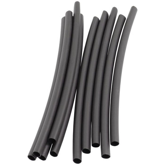 Aeroflow AF49-8990BLK Black Heat Shrink Refill Kit 3/16" (4.77mm) 10 Piece Kit, 4-1/4 Inch Long, 2:1 Shrink Ratio