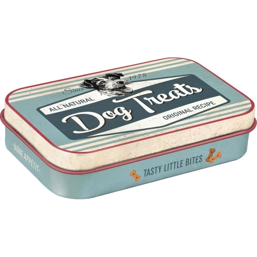 Nostalgic-Art 5182201 Pet Treat Box - Dog Treats Blue