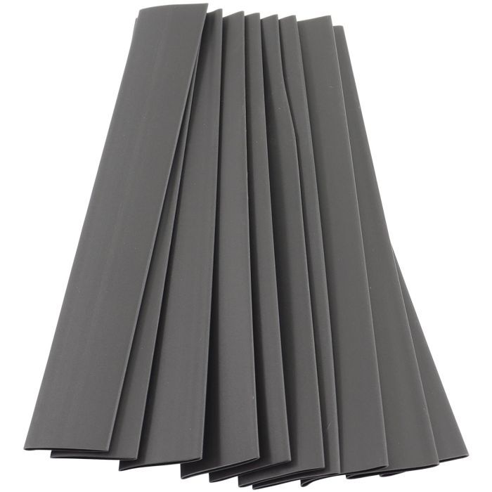 Aeroflow AF49-8986BLK Black Heat Shrink Refill Kit 3/8" (9.5mm) 10 Piece Kit, 4-1/4 Inch Long, 2:1 Shrink Ratio
