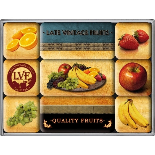 Nostalgic-Art 5183006 Magnet Set Quality Fruits