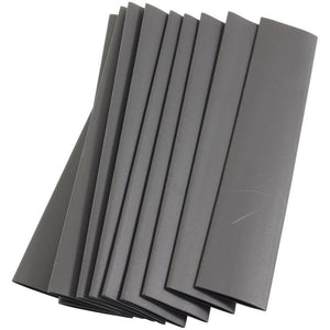 Aeroflow AF49-8987BLK Black Heat Shrink Refill Kit 1/2" (13mm) 10 Piece Kit, 4-1/4 Inch Long, 2:1 Shrink Ratio
