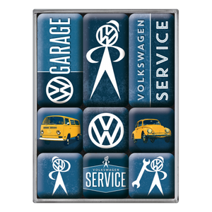 Nostalgic-Art 5183081 Magnet Set VW Service