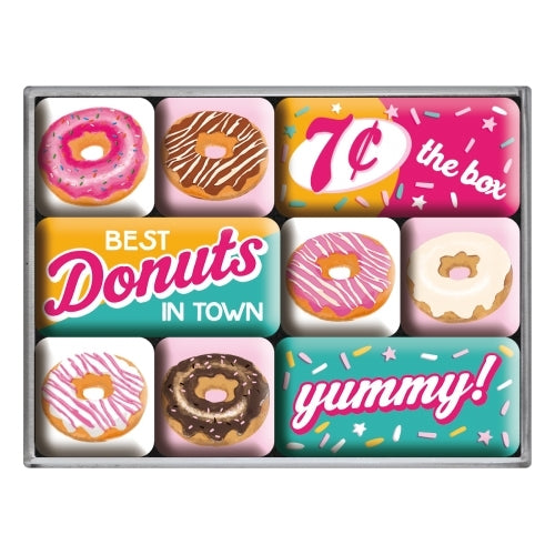 Nostalgic-Art 5183092 Magnet Set Donuts
