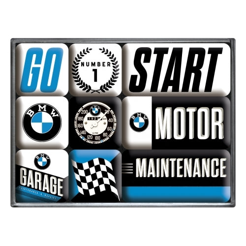 Nostalgic-Art 5183097 Magnet Set BMW - Motor