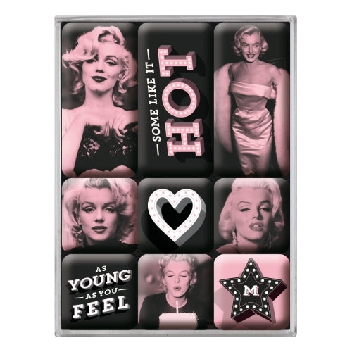 Nostalgic-Art 5183104 Magnet Set Marilyn - Some Like It Hot