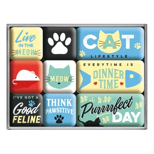 Nostalgic-Art 5183109 Magnet Set Cat Lifestyle