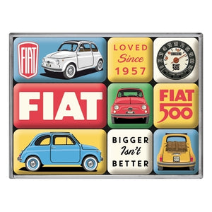 Nostalgic-Art 5183121 Magnet Set FIAT
