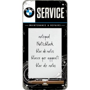 Nostalgic-Art 5184039 Magnetic Notepad BMW Service
