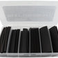 Aeroflow AF49-8990BLK Black Heat Shrink 61 Piece Kit 4-1/4 Inch Long, 2:1 Shrink Ratio