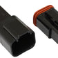 Aeroflow AF49-9002 Weathertight 2 Pin Connector Kit Deutsch Dt Style Black