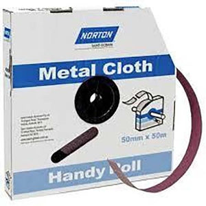 Norton NOR-A0145428 Handy Roll Metalite Brown Al Oxide 25mm x 50 m 240 Grit