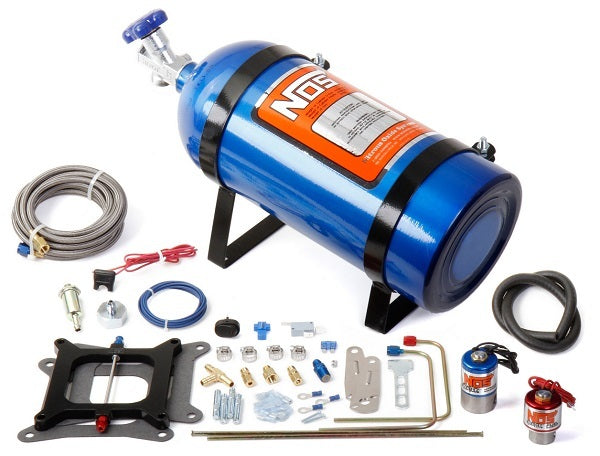 Nitrous Oxide (NOS) NOS02001 Cheater Single Stage Nitrous Kit 150-250 Horsepower. Suit Square-Bore Carbs.