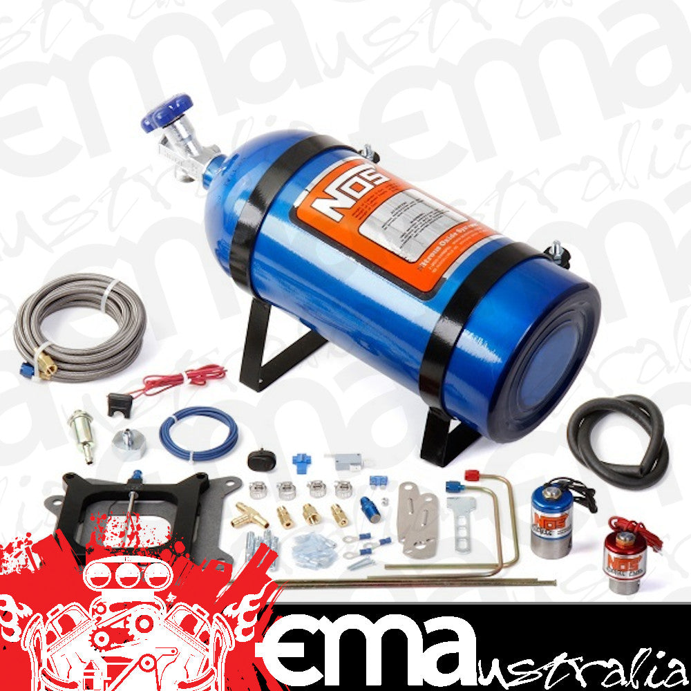 Nitrous Oxide (NOS) NOS02001 Cheater Single Stage Nitrous Kit 150-250 Horsepower. Suit Square-Bore Carbs.