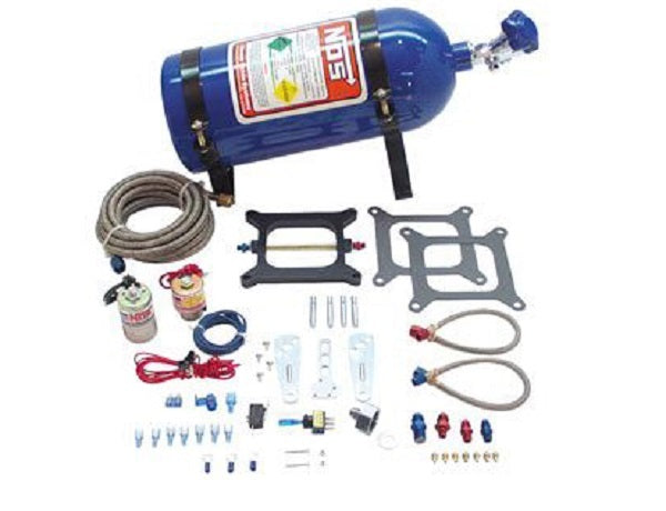 Nitrous Oxide (NOS) NOS02101 Big Shot Single Stage Nitrous Kit 190-300 Horsepower Square-Bore Carbs