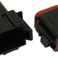 Aeroflow AF49-9008 Weathertight 8 Pin Connector Kit Deutsch Dt Style Black