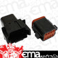 Aeroflow AF49-9008 Weathertight 8 Pin Connector Kit Deutsch Dt Style Black
