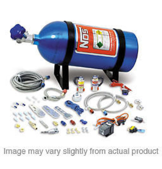 Nitrous Oxide (NOS) NOS05131 EFI V8 Wet Nitrous System Universal 75-125 HP 10 lb Blue Bottle 05131