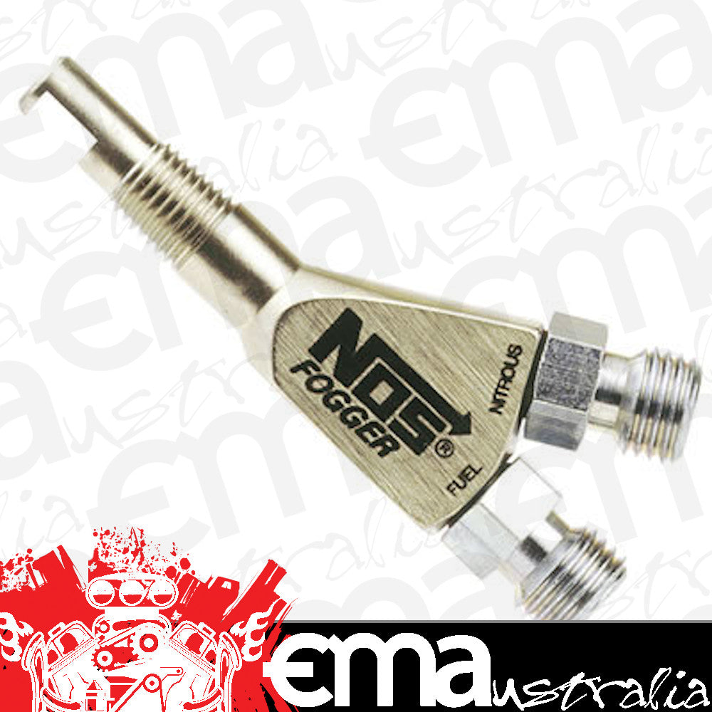 Nitrous Oxide (NOS) NOS13716 Soft Plume 90Ç?Çú Fogger Nitrous Nozzle Stainless Steel