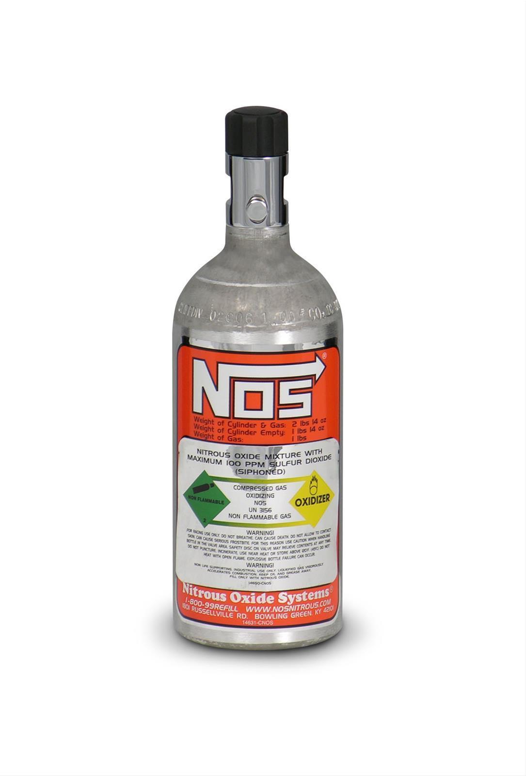 Nitrous Oxide (NOS) NOS14705 Aluminium 1lb Nitrous Bottle