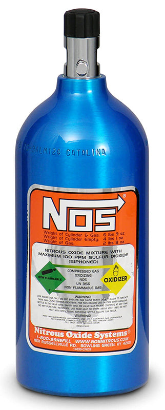 Nitrous Oxide (NOS) NOS14720 Bottle 2.5lb Capacity Blue