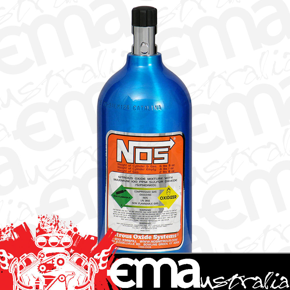 Nitrous Oxide (NOS) NOS14720 Bottle 2.5lb Capacity Blue