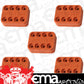 Aeroflow AF49-9043 Weathertight Wire Seal 8 Pin Pack Of 5 Deutsch