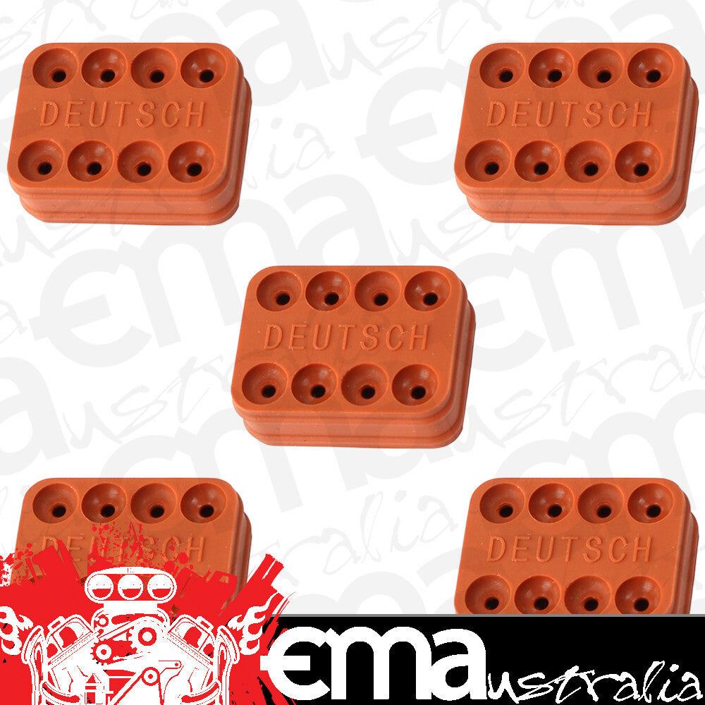 Aeroflow AF49-9043 Weathertight Wire Seal 8 Pin Pack Of 5 Deutsch