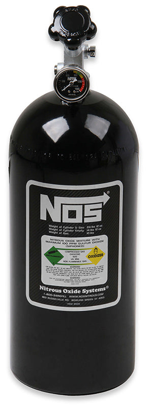 Nitrous Oxide (NOS) NOS14745B Bottle 10lb Black