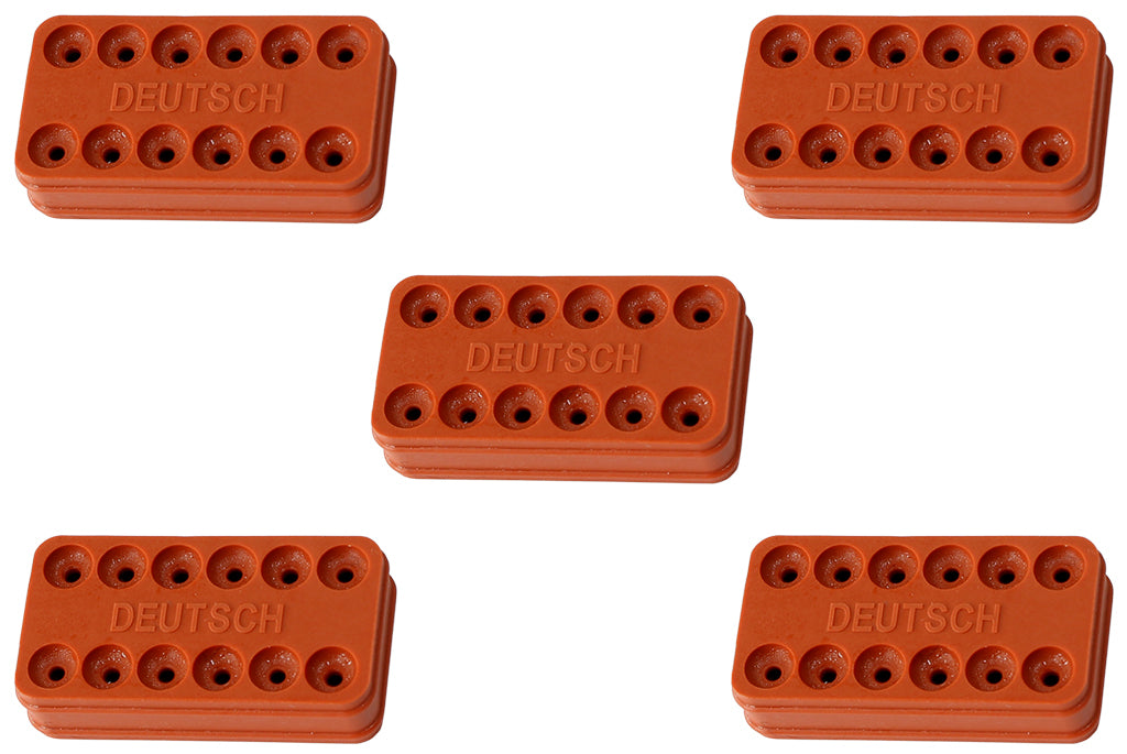 Aeroflow AF49-9044 Weathertight Wire Seal 12 Pin Pack Of 5 Deutsch