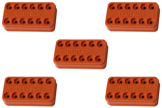 Aeroflow AF49-9044 Weathertight Wire Seal 12 Pin Pack Of 5 Deutsch