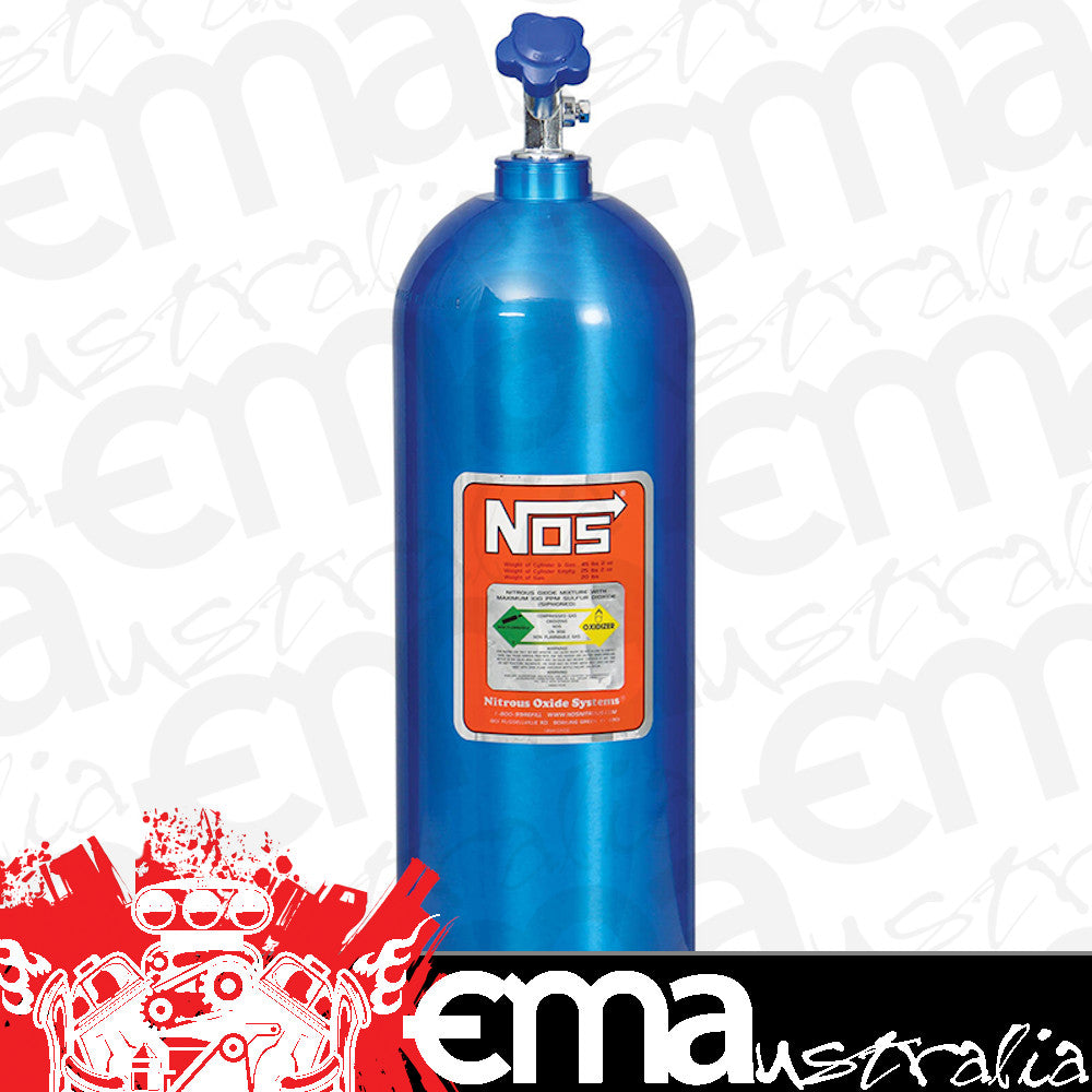 Nitrous Oxide (NOS) NOS14760 20lb Bottle Electric Blue