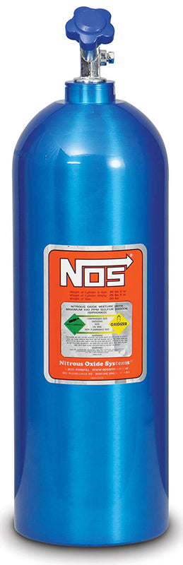 Nitrous Oxide (NOS) NOS14760 20lb Bottle Electric Blue