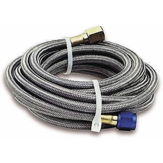 Nitrous Oxide (NOS) NOS15475 Stainless Steel Braided Hose -6AN Female Ends 14-Foot Blue 15475