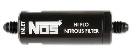 Nitrous Oxide (NOS) NOS15556 In-Line 140 Micron Hi-Flow Nitrous Filter -6AN