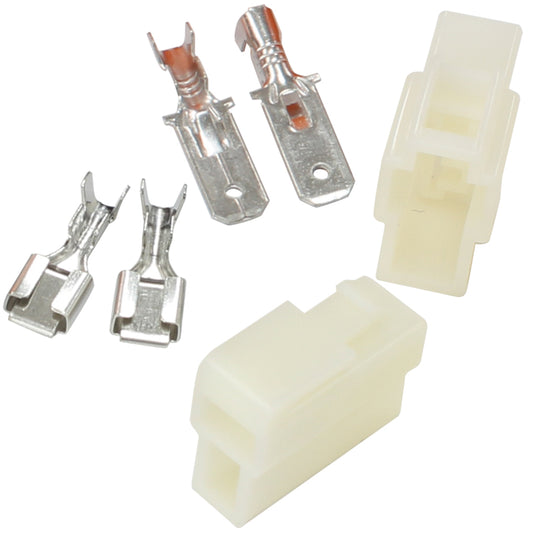 Aeroflow AF49-9552 2 Pin Electrical Connector Automotive Spade Style