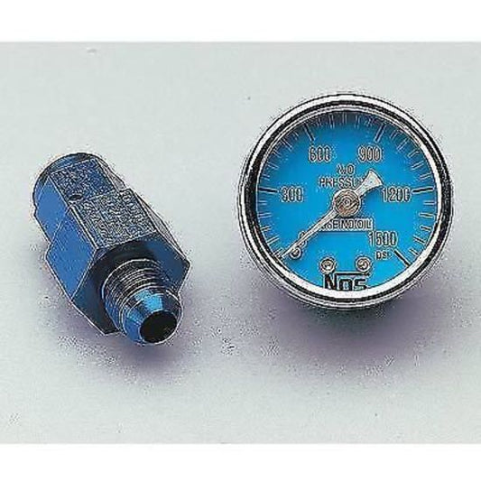 Nitrous Oxide (NOS) NOS15912 Mechanical Nitrous Oxide Pressure Gauge 1-1/2" 0-1500 PSI