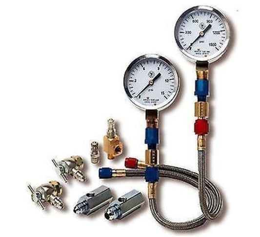 Nitrous Oxide (NOS) NOS15930 2-1/4" Racers Fuel Pressure Gauge Kit 0-30 PSI.